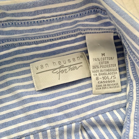 Striped SHELL brand collar shirt - Picture 3 of 3